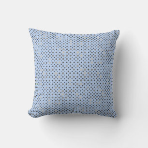 Coussin Pointe Polka 01.Gray Lblue BG
