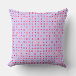 Coussin Pointe Polka Rétro 01.Pink LPurple BG