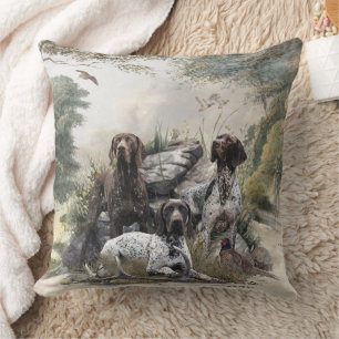 Coussin Pointeur à cheveux courts allemand ou Deutsch Kurz