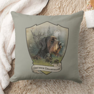 Coussin Pointeur À poils durs allemand, Chasse au sanglier