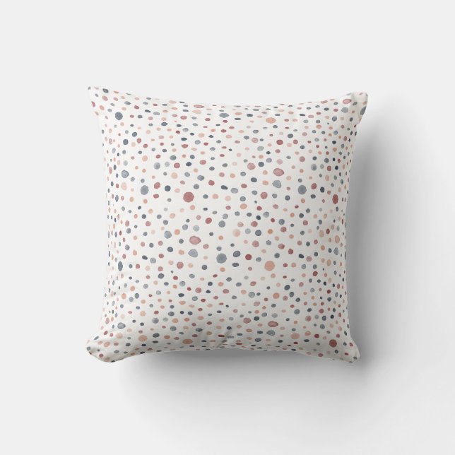 Coussin Pointeur d'aquarelle Marcus Confetti (Recto)