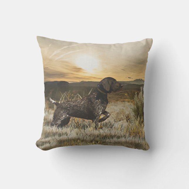 Coussin Pointeurs germains (GSP) (Recto)