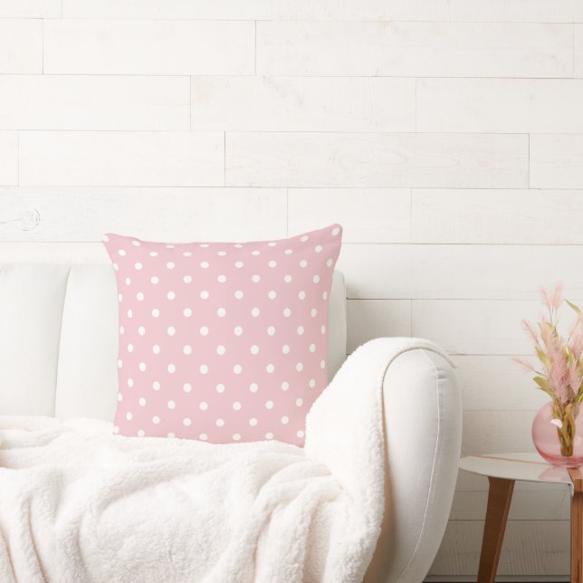 Coussin Points Baby Pink (Canapé)
