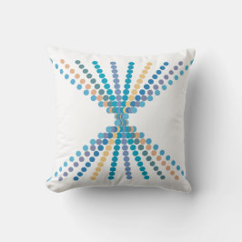 Coussin Points bleus
