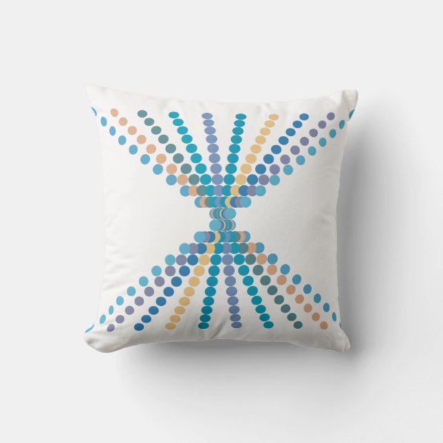 Coussin Points bleus (Recto)