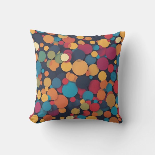 Coussin Points colorés géants (Recto)