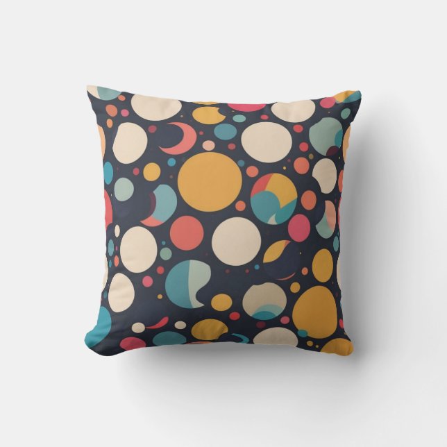Coussin Points colorés géants (Recto)