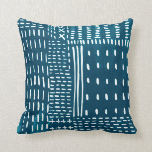 Coussin Points de Sashiko