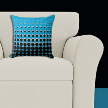 Points demi-teintes bleus et noirs modernes