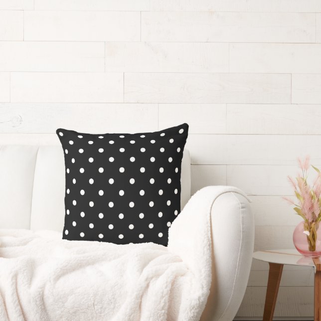 Coussin Points noirs et blancs (Canapé)