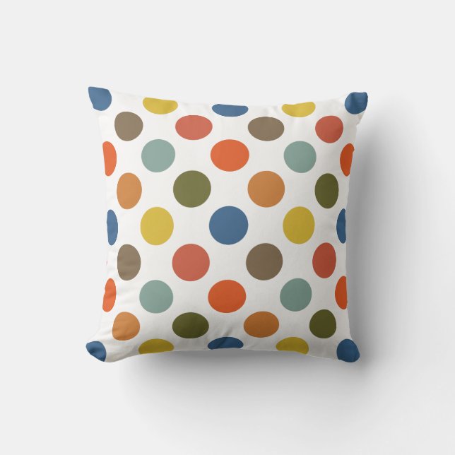 Coussin Points rétro moyens (Recto)