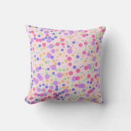 Coussin Points sur l'oreiller à lancer Arrière - plan rose