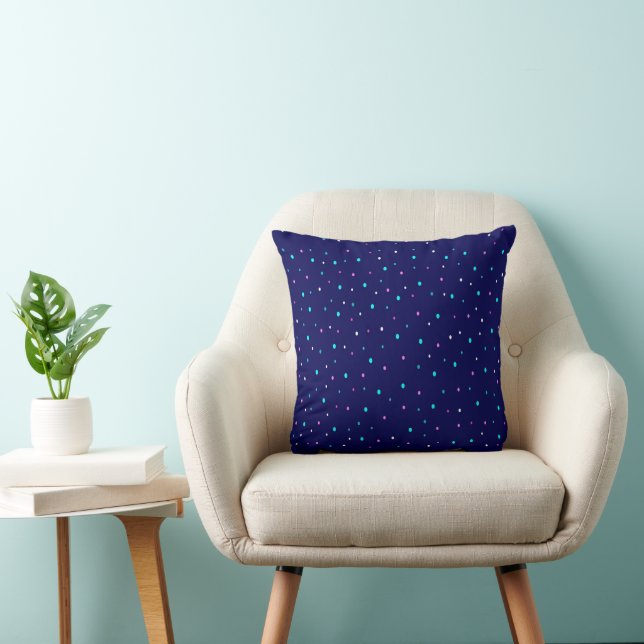 Coussin Pois céleste (Chaise)