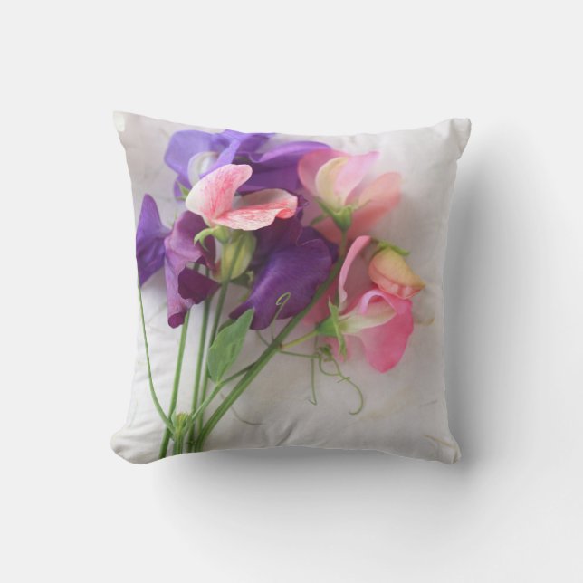Coussin Pois doux sur papier texturé (Recto)