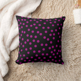 Coussin Pois rose