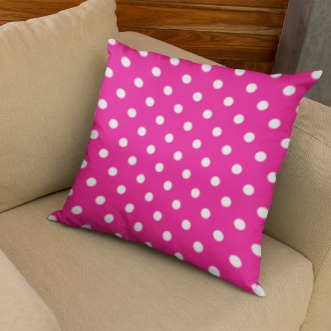 Coussin Pois rose (Créateur téléchargé)