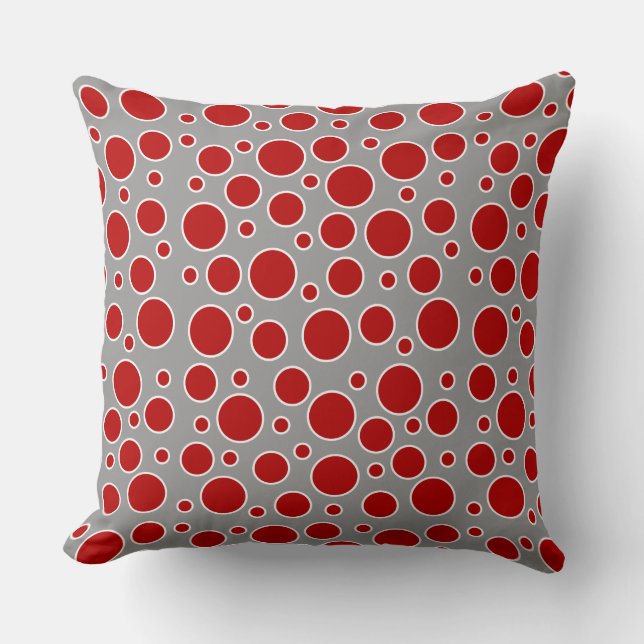 Coussin Pois rouge (Recto)
