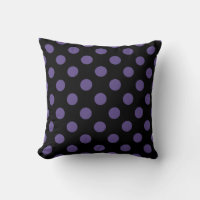 Pois ultra violets en noir