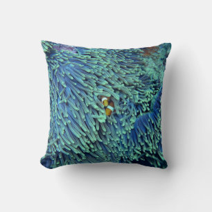 Coussin Poisson Anémone Mer Vie Marine Océan