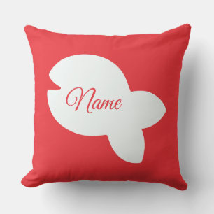 Coussin Poisson Blanc Poisson Rouge Combo Enfants Patio
