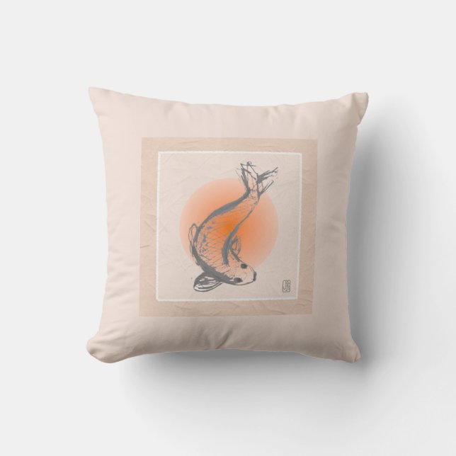 Coussin Poisson de Koi (Recto)