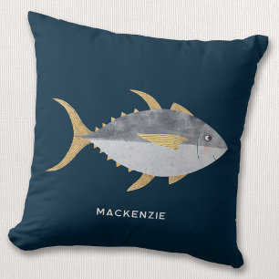 Coussin Poisson de thon personnalisé