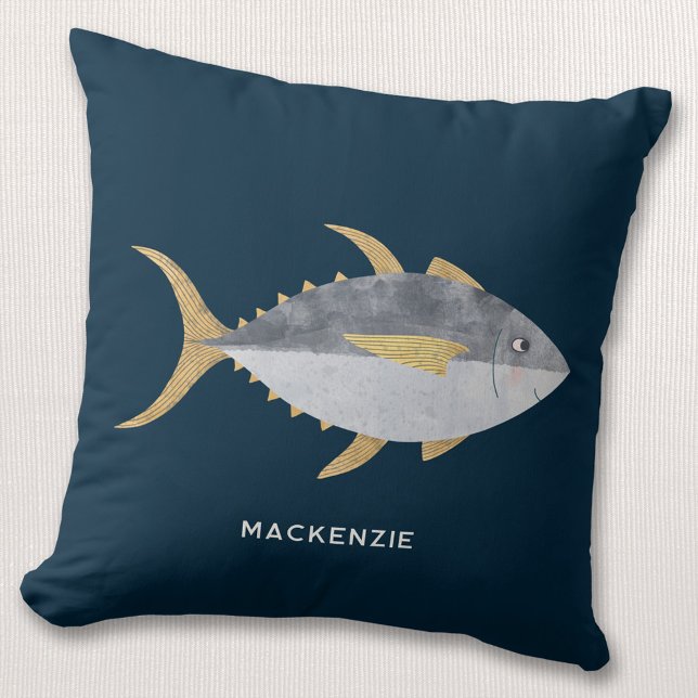 Coussin Poisson de thon personnalisé (Créateur téléchargé)
