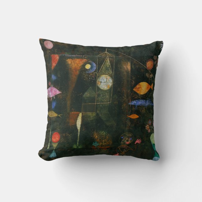 Coussin Poisson magique - Paul Klee (Recto)