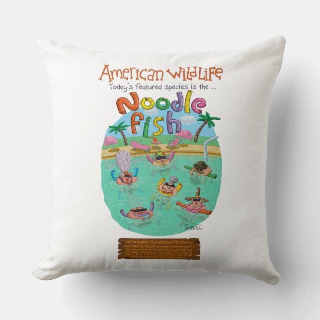 Coussin Poisson noueux (Recto)