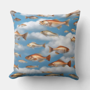 Coussin Poisson pluvieux