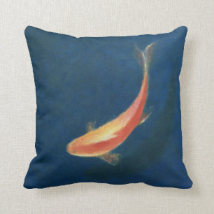 Coussin Poisson rouge