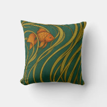 Poisson rouge Art Nouveau