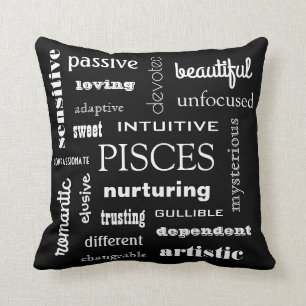Coussin Poissons astrologiques
