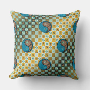 Coussin Poissons & Cheval de Terre