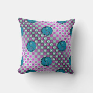 Coussin Poissons & Coq d'eau