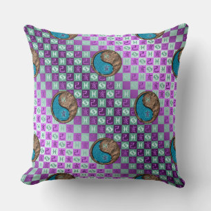 Coussin Poissons & Sanglier de Terre