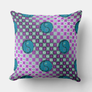 Coussin Poissons & Sanglier d'eau