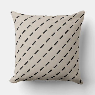 Coussin Poitrine géométrique noire et ivoire Cuisine moder