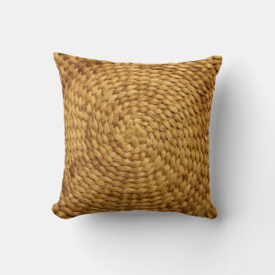 Coussin Poitrine tissée : Authenticité Brown texturée