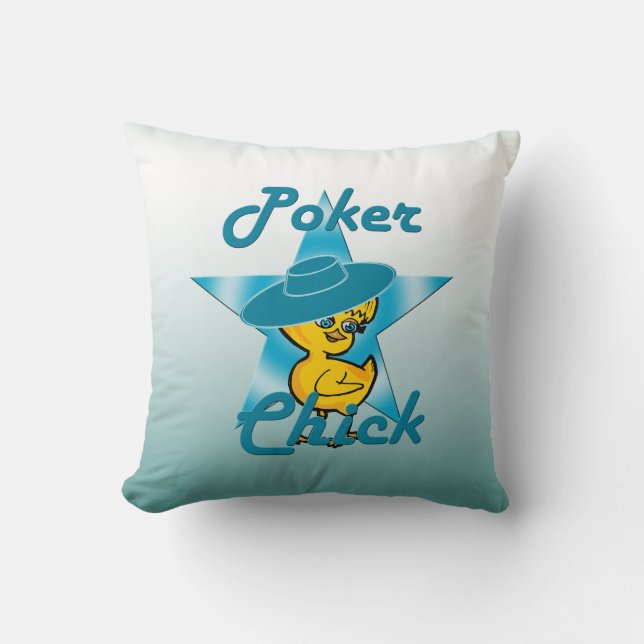 Coussin Poker Chick #7 (Recto)