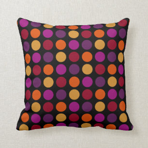 Coussin Polka Gold et Fireworks