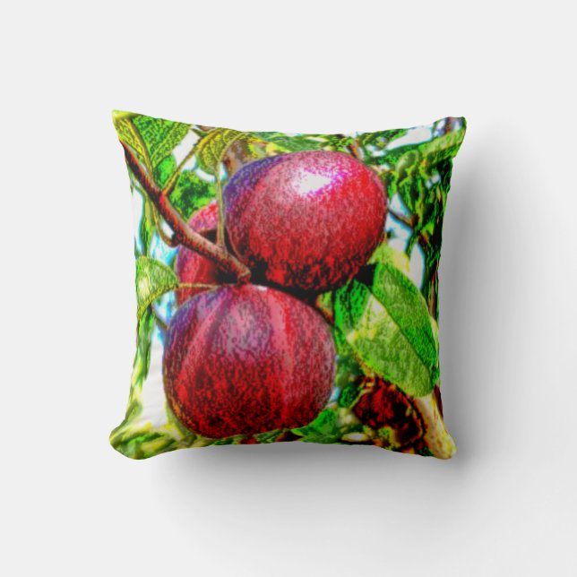 Coussin Pomme de l'oreiller de mon oeil (Recto)