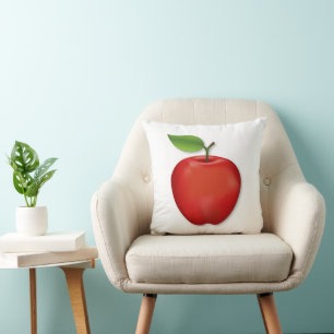 Coussin Pomme délicieuse rouge savoureuse 