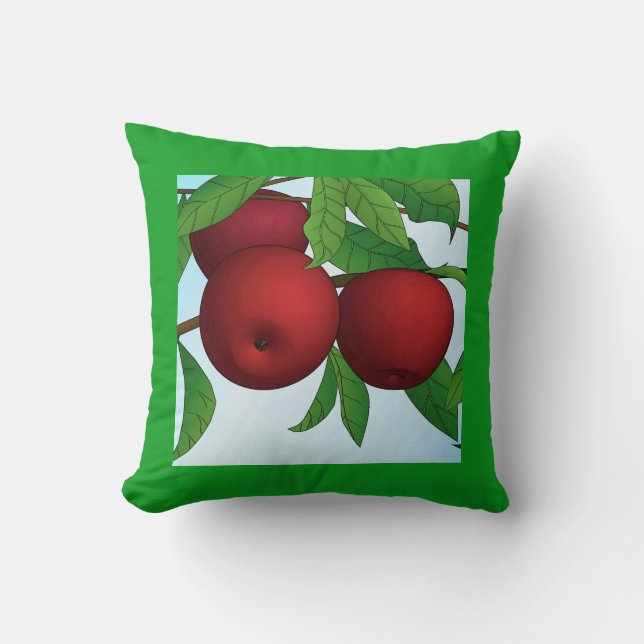 Coussin Pommes d'une branche (Recto)