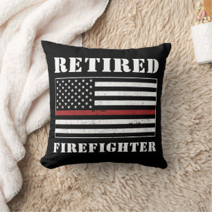 Coussin Pompier à la retraite personnalisé Cadeaux légers 
