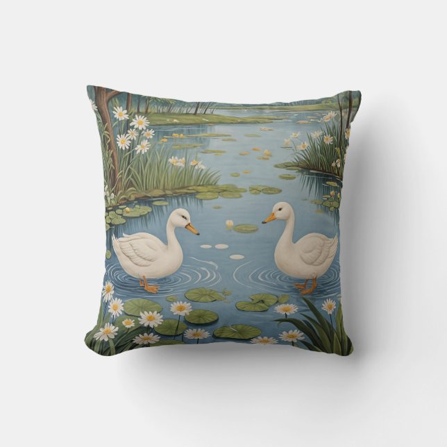 Coussin Pondside Tranquillité (Recto)