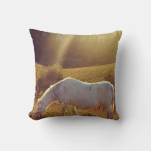 Coussin Poney en pâture