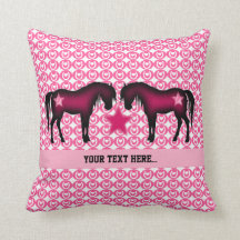 Poney rose personnalisé