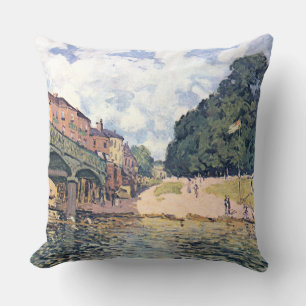 Coussin Pont Alfred Sisley Hampton Court