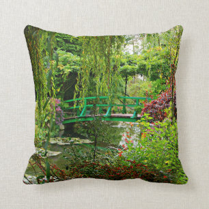 Coussin Pont de Monet, jardin de Monet, Giverny